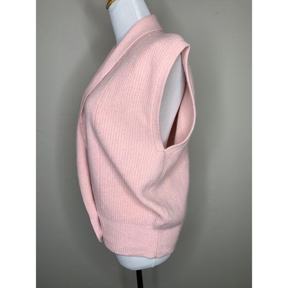 JH Collectibles Pink 90s Angora Wool Sweater Vest Sz Medium - Picture 3 of 11